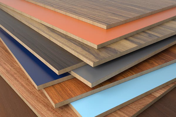 Laminated particleboard in the furniture industry