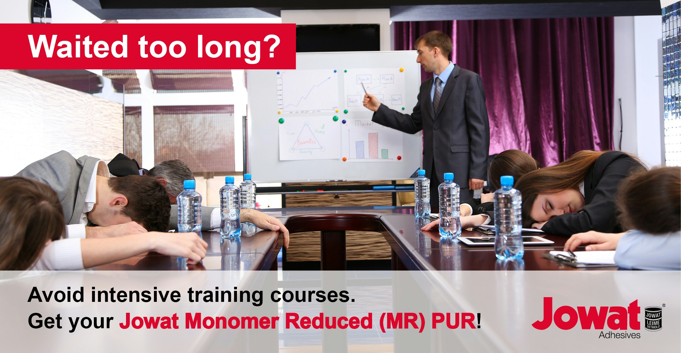 Avoid intensive training courses - get your Jowat Monomer Reduced MR PUR